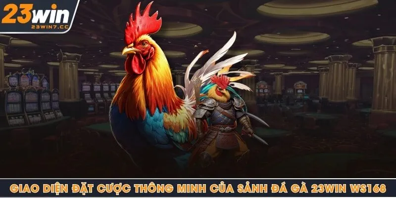 Giao diện đặt cược thông minh của sảnh đá gà 23Win WS168