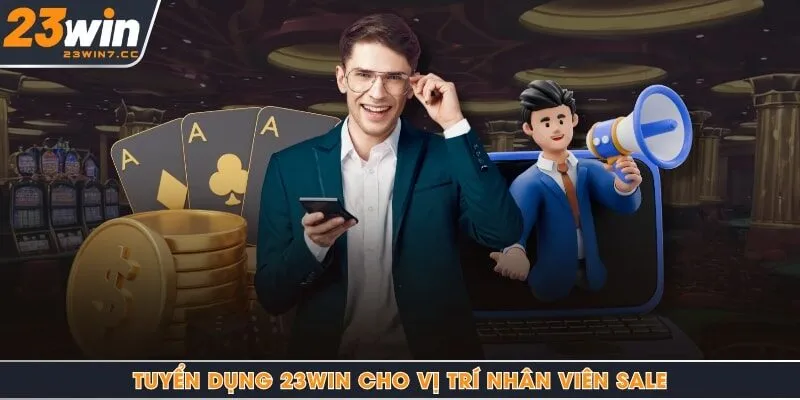Tuyển dụng 23Win cho vị trí nhân viên sale
